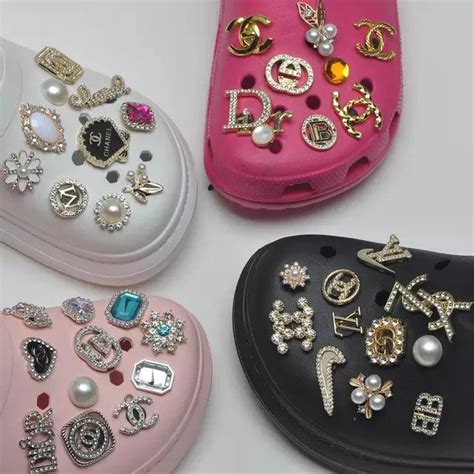 chanel croc charms|photo jibbitz for crocs.